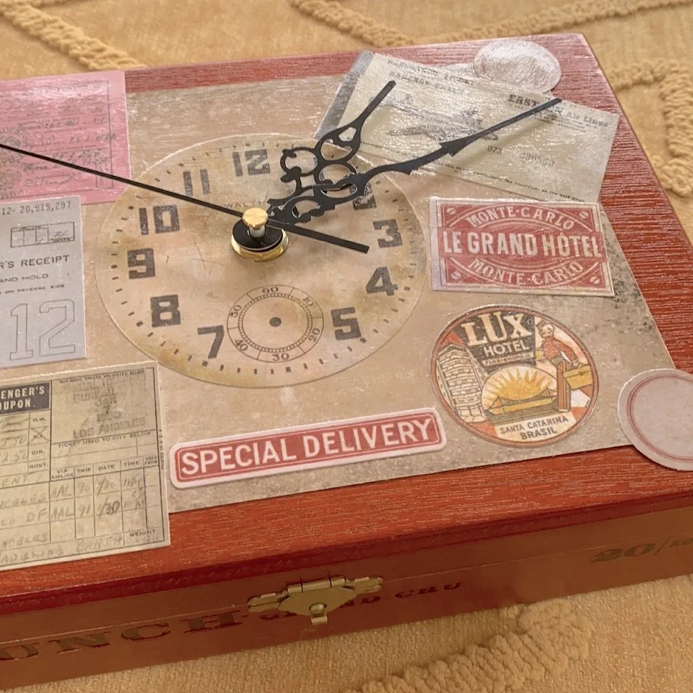 Decorative Upcycled Cigar Box